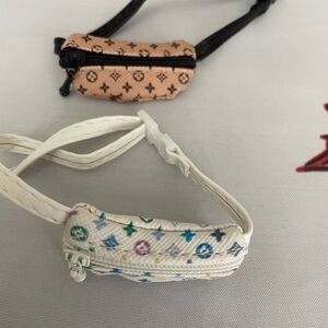 Labubu Mini Belt Bags - White and Tan